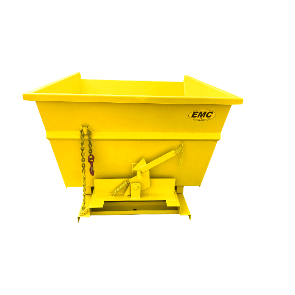 EMC Forklift Pocket Self Dumping Hopper - 1.5 Cubic Yard Capacity