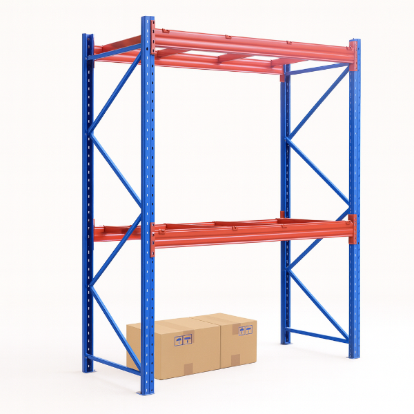 EMC Heavy-Duty Pallet Rack 120” W×48”D×120”H