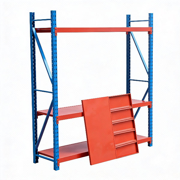 EMC Heavy-Duty Warehouse Racks - 40ft, 96"W x 120"L x 24"D