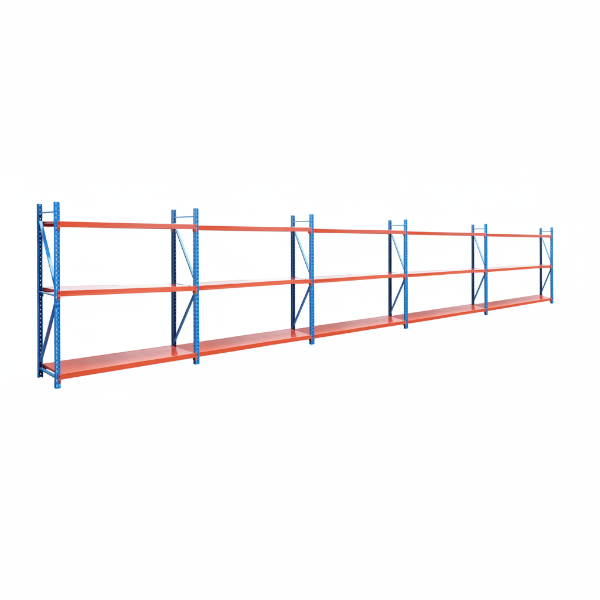 EMC Heavy-Duty Warehouse Racks - 40ft, 96"W x 120"L x 24"D