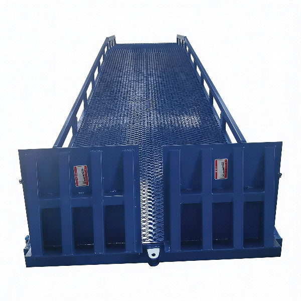 20ft Container Ramp EMC Mobile Loading Container Dock Ramp - 20 Tons Capacity — EMC Industrial