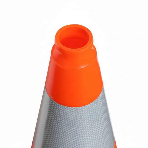 EMC Pack of 250 Traffic Safety Pylon - Reflective Top - Durable Pigment Paint Coat