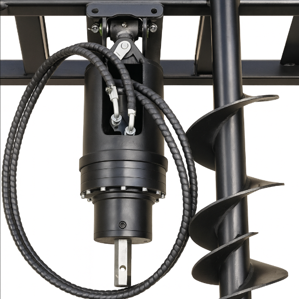 EMC Pack of 3 Skid Steer Auger with 3 Bits - 1 Pcs 9" Diameter - 1 Pcs 12" Diameter - 1 Pcs 18" Diameter