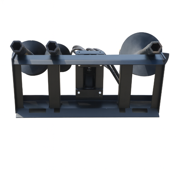EMC Pack of 3 Skid Steer Auger with 3 Bits - 1 Pcs 9" Diameter - 1 Pcs 12" Diameter - 1 Pcs 18" Diameter