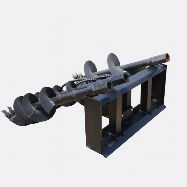 EMC Pack of 3 Skid Steer Auger with 3 Bits - 1 Pcs 9" Diameter - 1 Pcs 12" Diameter - 1 Pcs 18" Diameter