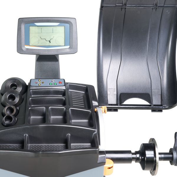 EMC Wheel Balancer With LCD Screen, Sonar, Laser and Electronic Brake