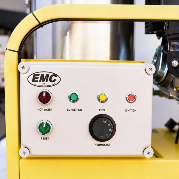 EMC 4000 PSI Hot Water Pressure Washer, 14 HP Kohler, 245 Gallon Water Tank