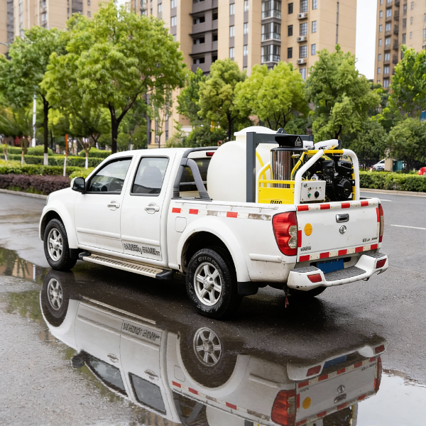 EMC 4000 PSI Hot Water Pressure Washer For Pickup Truck, 175 Gallon Water Tank