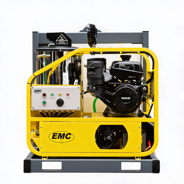 EMC 4000 PSI Hot Water Pressure Washer For Pickup Truck, 175 Gallon Water Tank