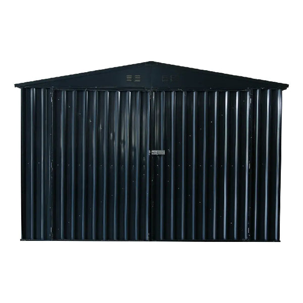 EMC 11' X 20' Metal Garage Shed - zinc steel frame - 75 mph wind resistance