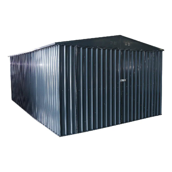 EMC 11' X 20' Metal Garage Shed - zinc steel frame - 75 mph wind resistance