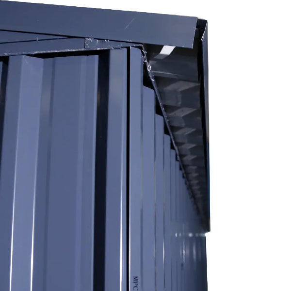 EMC 11' X 20' Metal Garage Shed - zinc steel frame - 75 mph wind resistance