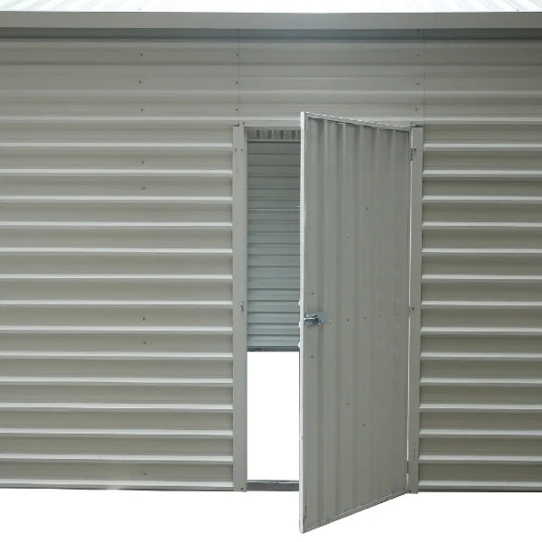 EMC 21'x19' Heavy Duty Double Metal Garage Shed, 75 MPH Wind Rated
