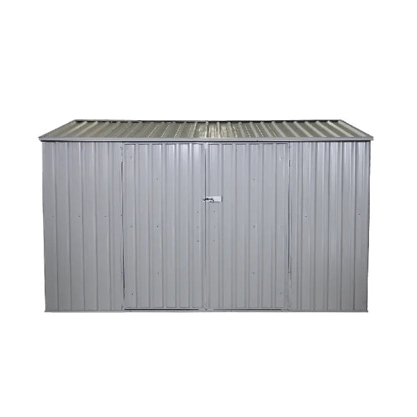 8'x11' Galvanized Metal Shed - 29 gauge steel walls - resistant snow load and wind load
