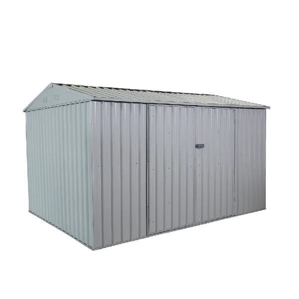 8'x11' Galvanized Metal Shed - 29 gauge steel walls - resistant snow load and wind load