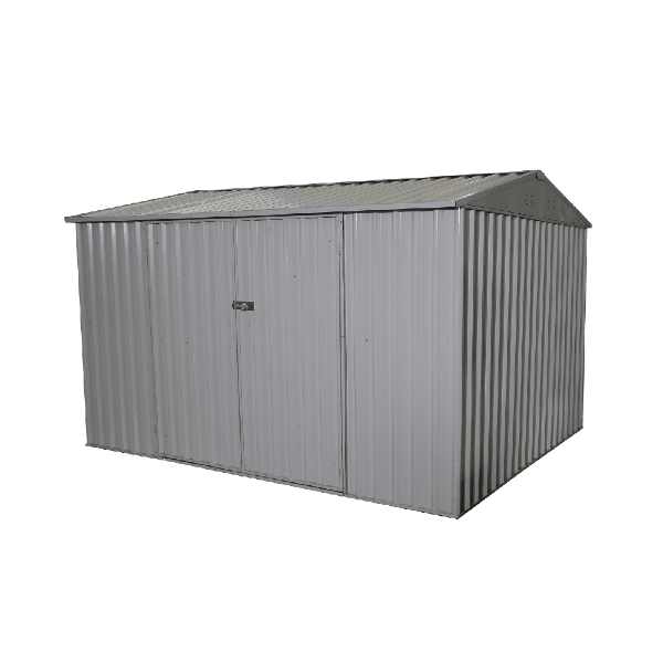 8'x11' Galvanized Metal Shed - 29 gauge steel walls - resistant snow load and wind load