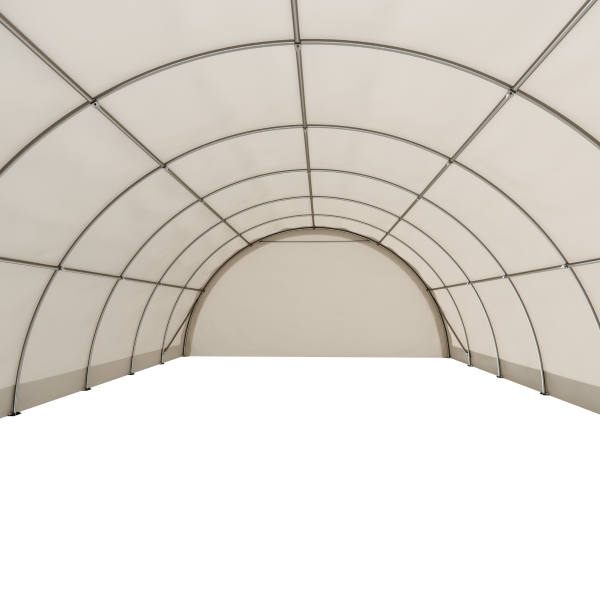 EMC 30x40x14 Heavy Duty Fabric Storage Building - 13 Oz PVC Fabric