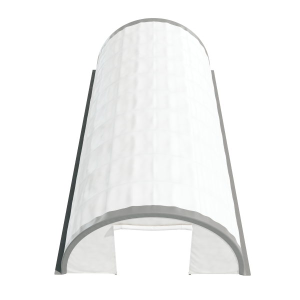 EMC 30x65x15 Heavy Duty Fabric Storage Building - 13 Oz PVC Fabric