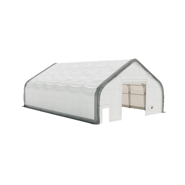 EMC Double Trussed Storage Shelter - 40' Wide x 60' Length x 24' Height