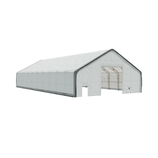 EMC Double Trussed Storage Shelter - 50' Wide x 100' Long x 26' Height