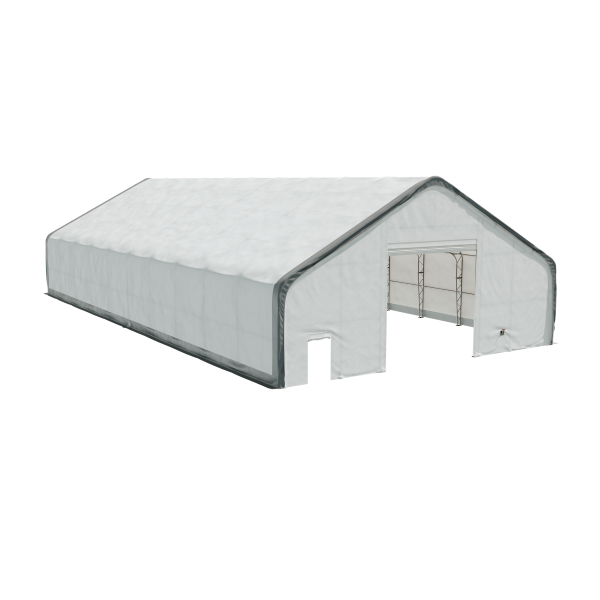 EMC Double Trussed Storage Shelter - 50' Wide x 100' Long x 26' Height