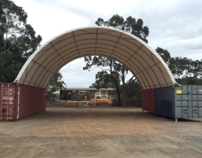 EMC C4040 Container Shelter - 40'x40'x15'
