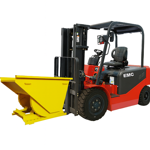 EMC Forklift Pocket Self Dumping Hopper - 1 Cubic Yard Capacity