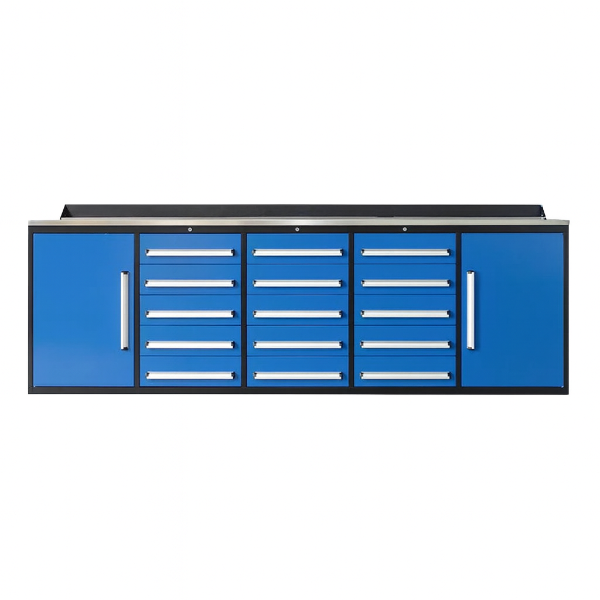 EMC 10ft Workbench Cabinet Combo 15 Drawers 2 Cabinets