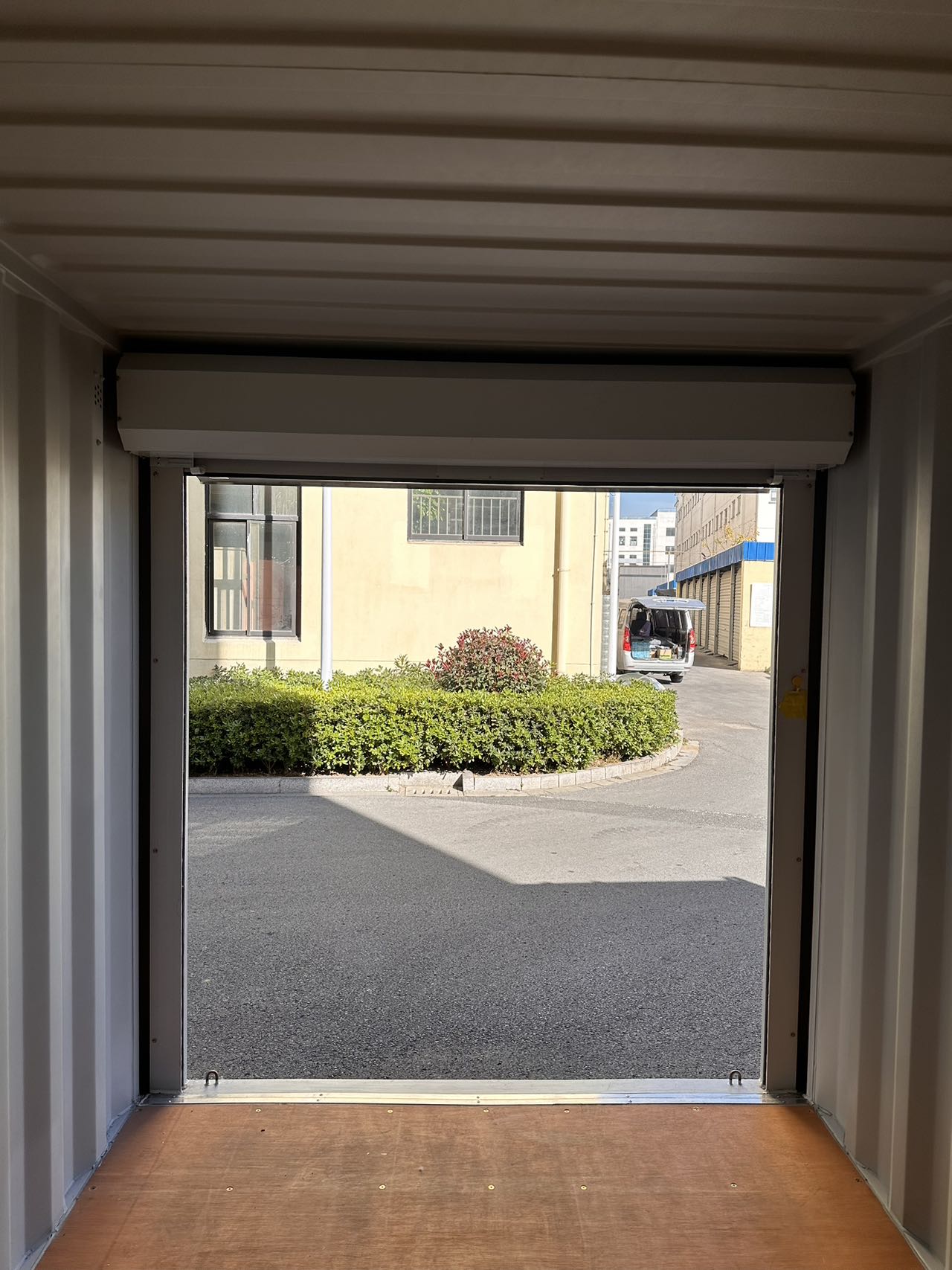 EMC 12FT Container Office With Roller Door – EMC Industrial