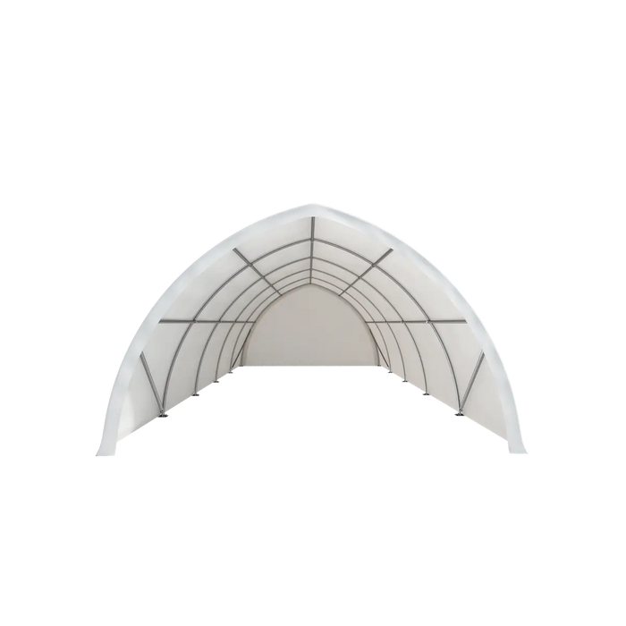 EMC 20x30x12 Heavy Duty Fabric Peak Storage Building - 13 Oz PVC Fabric Cover