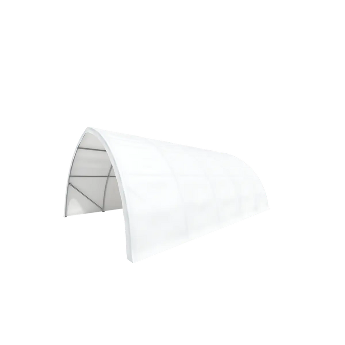 EMC 20x30x12 Heavy Duty Fabric Peak Storage Building - 13 Oz PVC Fabric Cover