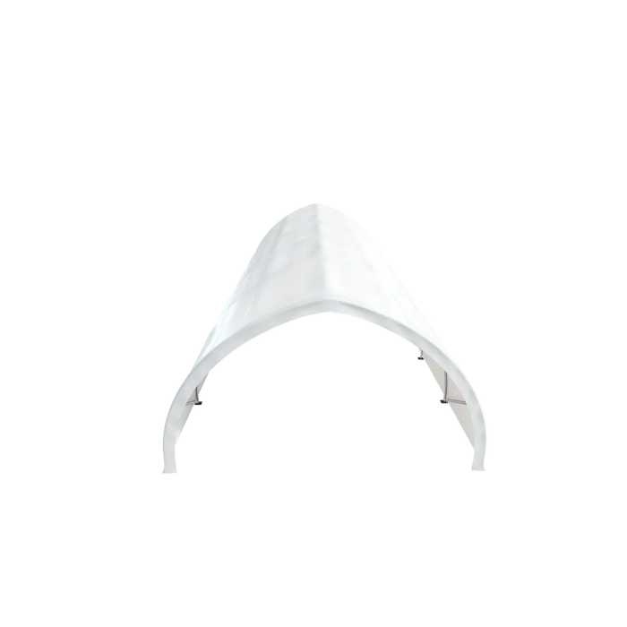 EMC 20x30x12 Heavy Duty Fabric Peak Storage Building - 13 Oz PVC Fabric Cover