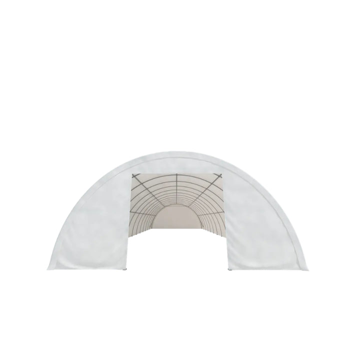 EMC 30x85x15 Heavy Duty Fabric Storage Building - 13 Oz PVC Cover Fabric