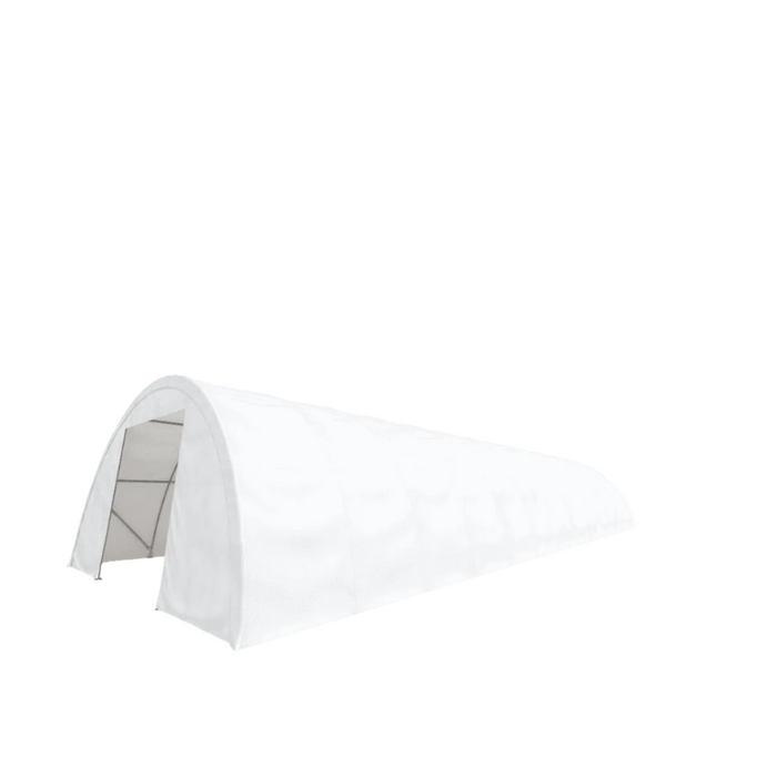 EMC 30x85x15 Heavy Duty Fabric Storage Building - 13 Oz PVC Cover Fabric