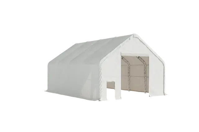EMC Double Trussed Storage Shelter - 30' Wide x 40' Length x 22' Height