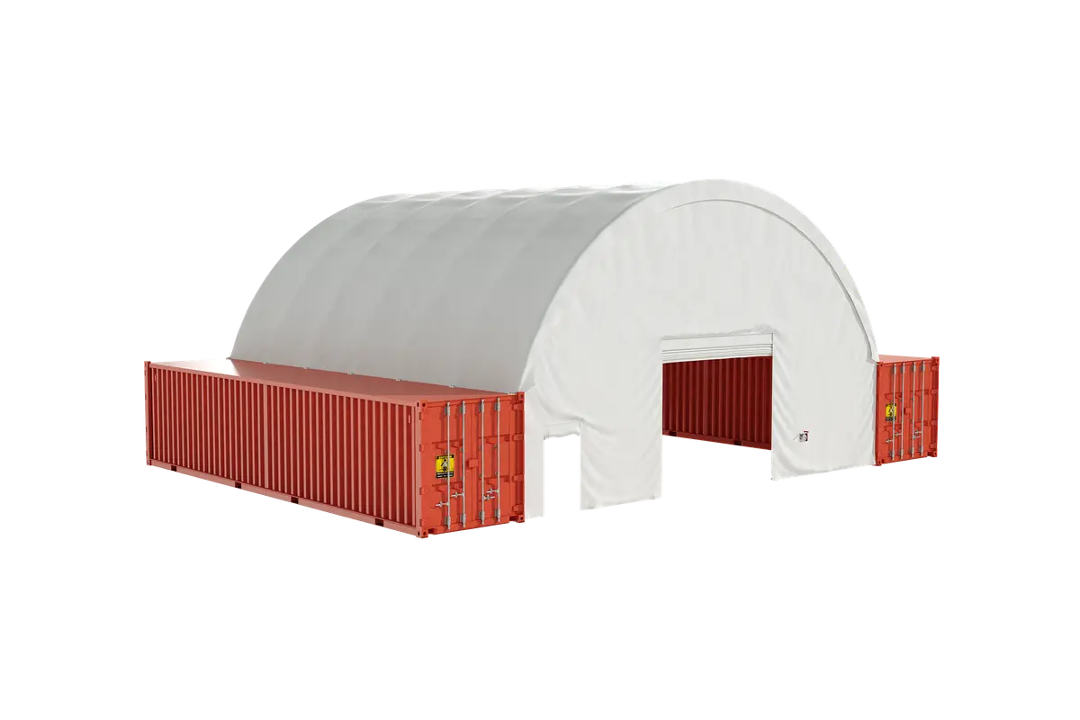 shipping container tent EMC C4040 Container Shelter