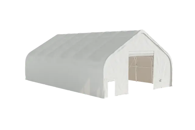 EMC Double Trussed Storage Shelter - 40' Wide x 60' Length x 24' Height