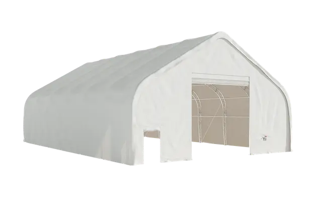 EMC Double Trussed Storage Shelter - 40' Wide x 60' Length x 24' Height