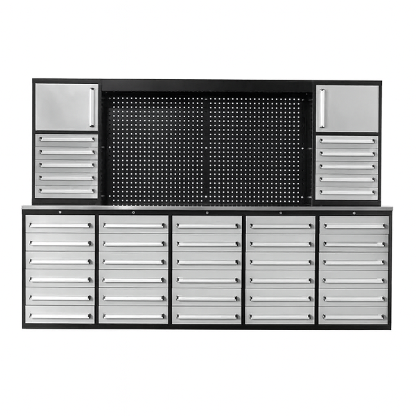 EMC 10ft Workbench Cabinet Combo 40 Drawers 2 Cabinets