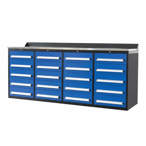 EMC 7ft Workbench Cabinet Combo 20 Drawers