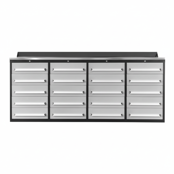 EMC 7ft Workbench Cabinet Combo 20 Drawers