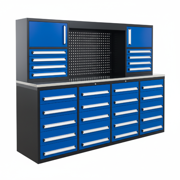 EMC 7ft Workbench Cabinet Combo 28 Drawers